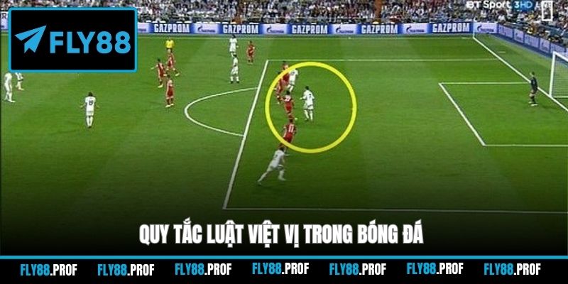 Quy tắc luật việt vị trong bóng đá